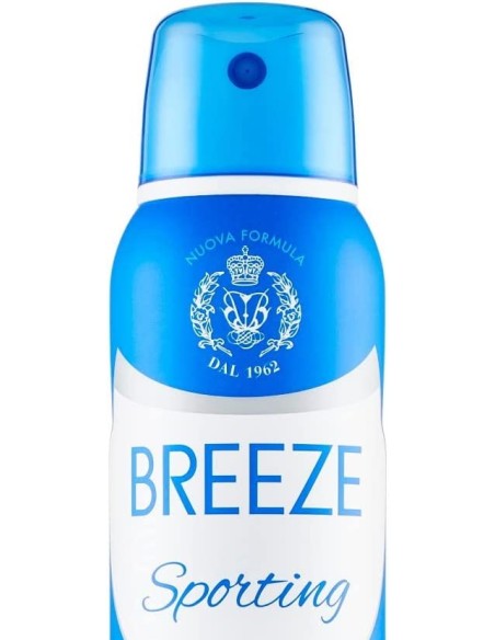 breeze deodorante spray - 150ml - sporting - lime e vetiver - zero macchie: tuttocasashop.it: igiene e cura della persona