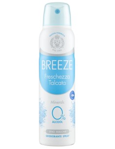 breeze deodorante spray - 150ml - freschezza talcata - zero macchie: tuttocasashop.it: igiene e cura della persona