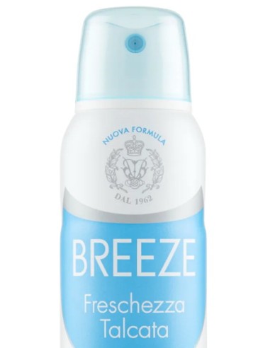 breeze deodorante spray - 150ml - freschezza talcata - zero macchie: tuttocasashop.it: igiene e cura della persona