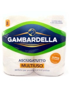 gambardella carta casa asciugatutto - doppio velo - 2 maxi rotoli: tuttocasashop.it: carta & monouso
