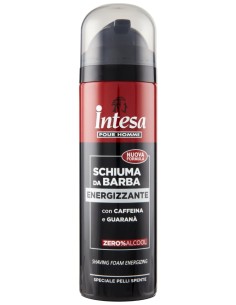 intesa pour homme schiuma da barba - 300ml - energizzante - caffeina guarana: tuttocasashop.it: igiene e cura della persona