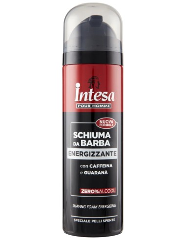 intesa pour homme schiuma da barba - 300ml - energizzante - caffeina guarana: tuttocasashop.it: igiene e cura della persona