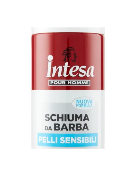 intesa pour homme schiuma da barba - 300ml - pelli  sensibili - aloe canapa: tuttocasashop.it: igiene e cura della persona