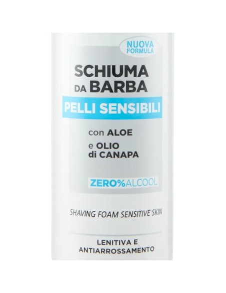 intesa pour homme schiuma da barba - 300ml - pelli  sensibili - aloe canapa: tuttocasashop.it: igiene e cura della persona