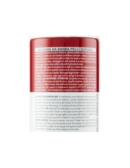 intesa pour homme schiuma da barba - 300ml - pelli  sensibili - aloe canapa: tuttocasashop.it: igiene e cura della persona
