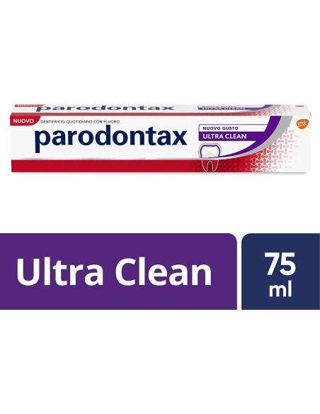 parodontax dentifricio - 75ml - ultra clean: tuttocasashop.it: igiene e cura della persona