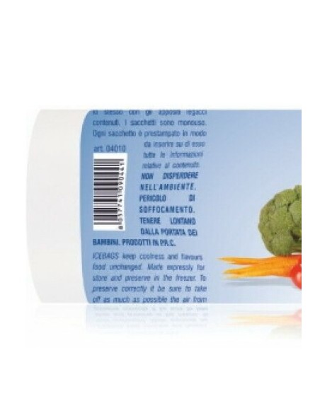 dealo sacchi gelo 22x32cm misura media s360 - per frigo o congelatore: tuttocasashop.it: carta & monouso