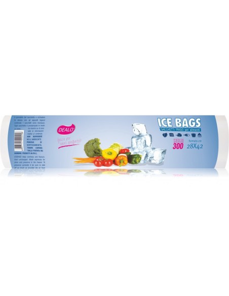 dealo sacchi gelo 28x42cm misura grande s300 - per frigo o congelatore: tuttocasashop.it: carta & monouso
