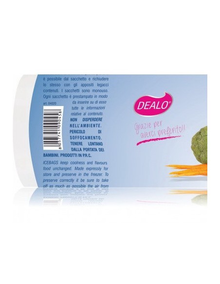 dealo sacchi gelo 28x42cm misura grande s300 - per frigo o congelatore: tuttocasashop.it: carta & monouso