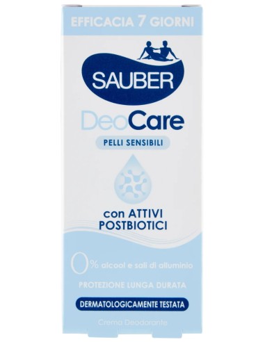 sauber deodorante in crema - 35ml - deo care - efficacia 7 giorni: tuttocasashop.it: igiene e cura della persona