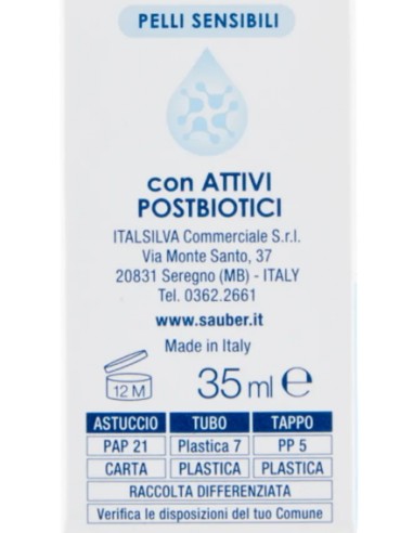 sauber deodorante in crema - 35ml - deo care - efficacia 7 giorni: tuttocasashop.it: igiene e cura della persona