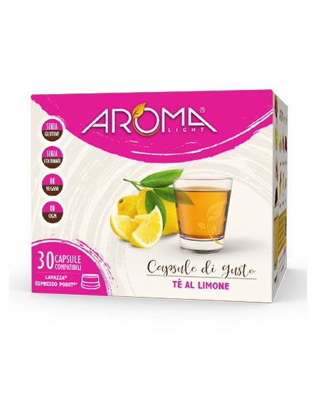 aroma light 30 capsule di gusto - te al limone - per lavazza espresso point: tuttocasashop.it: altro - bazar