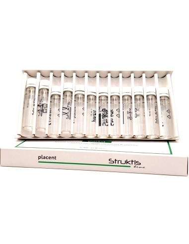 struktis placent lozione capelli - 12 fiale da 10ml - rinforzante: tuttocasashop.it: igiene e cura della persona