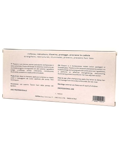 struktis placent lozione capelli - 12 fiale da 10ml - rinforzante: tuttocasashop.it: igiene e cura della persona