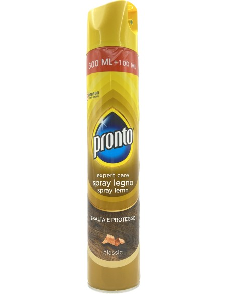 pronto detergente per legno e mobili - spray 400ml - classico: tuttocasashop.it: pulizia e cura della casa