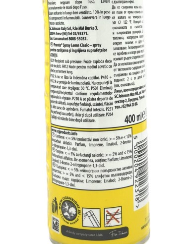 pronto detergente per legno e mobili - spray 400ml - classico: tuttocasashop.it: pulizia e cura della casa