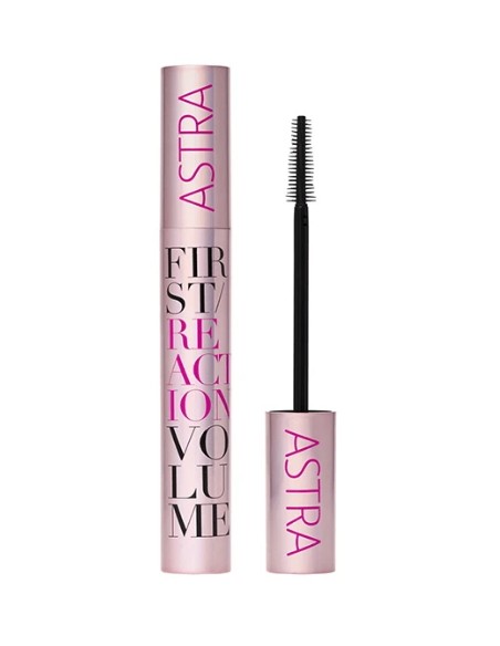 astra first reaction volume mascara - volumizzante a lunga durata - 01 nero: tuttocasashop.it: igiene e cura della persona