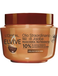 elvive maschera per capelli - 300ml - olio straordinario di jojoba: tuttocasashop.it: igiene e cura della persona