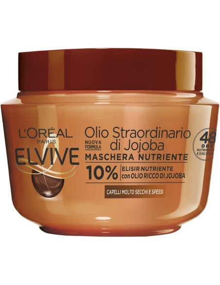 elvive maschera per capelli - 300ml - olio straordinario di jojoba: tuttocasashop.it: igiene e cura della persona
