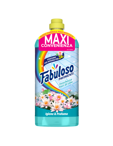 fabuloso detergente per pavimenti - 1250ml - fiori di loto: tuttocasashop.it: pulizia e cura della casa