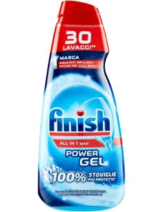 finish power gel detersivo lavastoviglie - 600ml 30 lavaggi - classico: tuttocasashop.it: pulizia e cura della casa