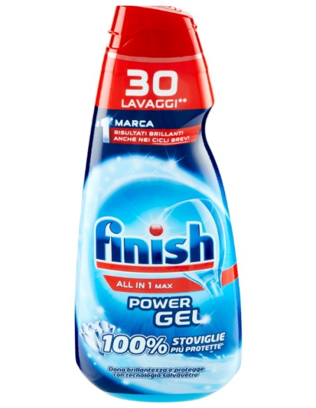 finish power gel detersivo lavastoviglie - 600ml 30 lavaggi - classico: tuttocasashop.it: pulizia e cura della casa