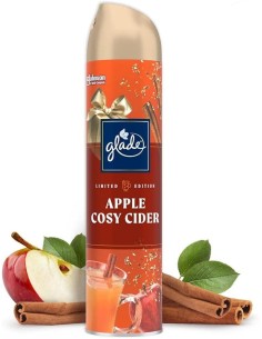glade deoodorante spray - 300ml - apple cosy cider - cinnamon - baked crisp: tuttocasashop.it: pulizia e cura della casa