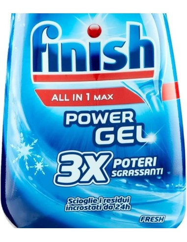 finish power gel detersivo lavastoviglie - 600ml 30 lavaggi - fresh: tuttocasashop.it: pulizia e cura della casa