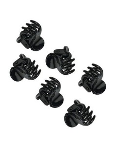 setablu pinze per capelli - mini polipo - 6 pezzi - nere: tuttocasashop.it: igiene e cura della persona