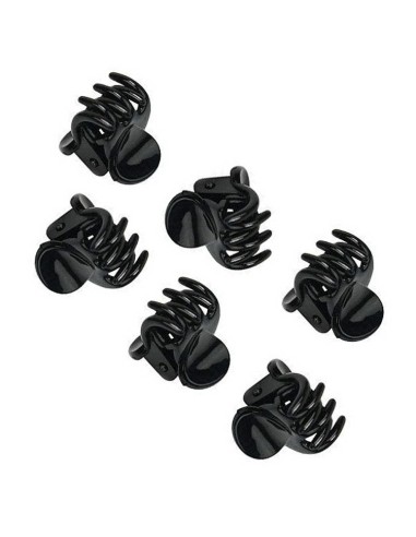setablu pinze per capelli - mini polipo - 6 pezzi - nere: tuttocasashop.it: igiene e cura della persona