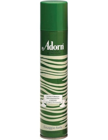 adorn lacca per capelli spray - 200ml - fissaggio forte: tuttocasashop.it: igiene e cura della persona