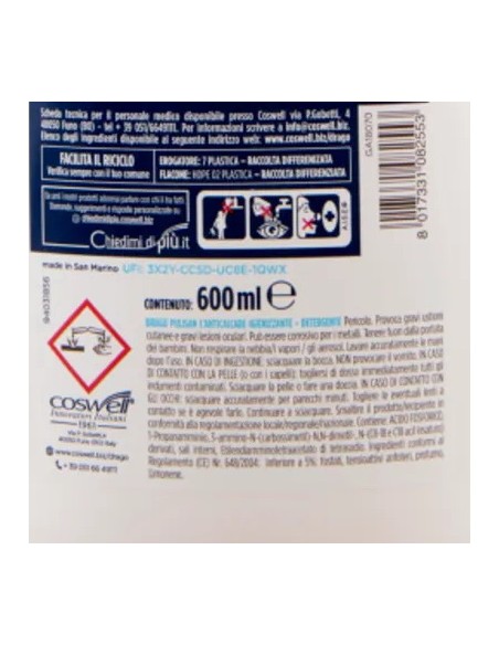 drago pulisan detergente anticalcare igienizzante spray - 600ml: tuttocasashop.it: pulizia e cura della casa