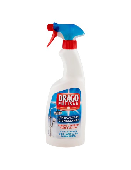 drago pulisan detergente anticalcare igienizzante spray - 600ml: tuttocasashop.it: pulizia e cura della casa