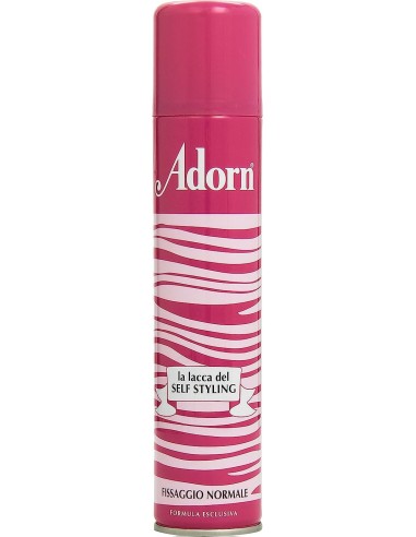 adorn lacca per capelli spray - 200ml - fissaggio normale: tuttocasashop.it: igiene e cura della persona
