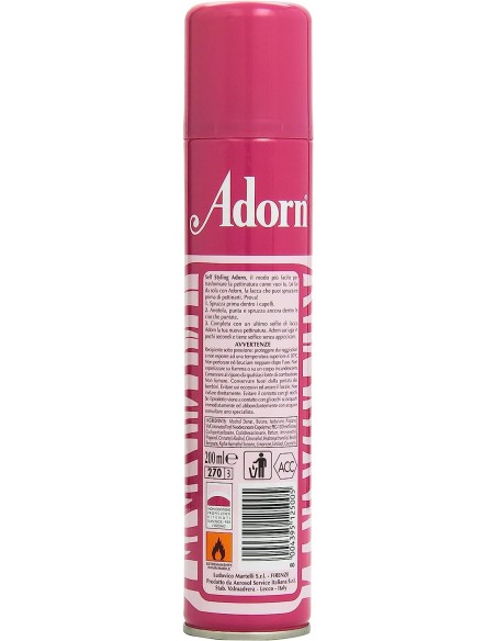adorn lacca per capelli spray - 200ml - fissaggio normale: tuttocasashop.it: igiene e cura della persona