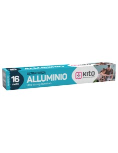 kito alluminio per alimenti - rotolo da 16 metri: tuttocasashop.it: carta & monouso