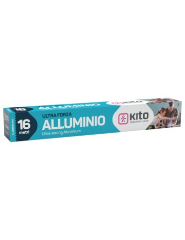 kito alluminio per alimenti - rotolo da 16 metri: tuttocasashop.it: carta & monouso
