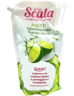 scala detersivo liquido per piatti a mano - ecoricarica da 2 litri - limone: tuttocasashop.it: pulizia e cura della casa
