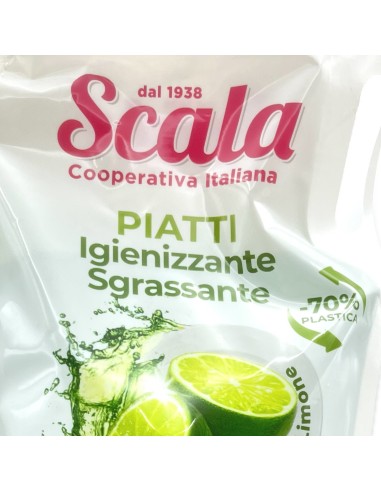 scala detersivo liquido per piatti a mano - ecoricarica da 2 litri - limone: tuttocasashop.it: pulizia e cura della casa
