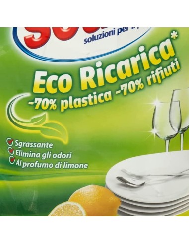 scala detersivo liquido per piatti a mano - ecoricarica da 2 litri - limone: tuttocasashop.it: pulizia e cura della casa