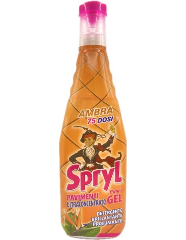 spryl gel detergente pavimenti profumante ultra concentrato 750ml - ambra: tuttocasashop.it: pulizia e cura della casa