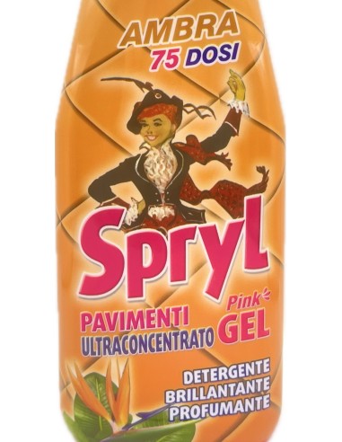 spryl gel detergente pavimenti profumante ultra concentrato 750ml - ambra: tuttocasashop.it: pulizia e cura della casa