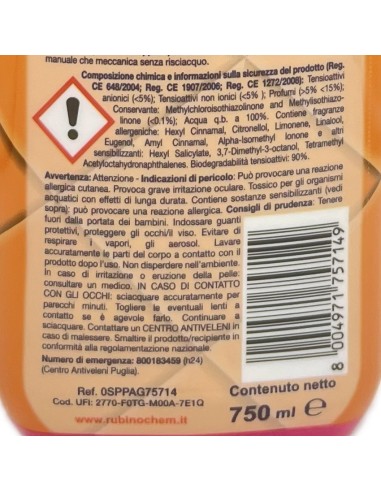 spryl gel detergente pavimenti profumante ultra concentrato 750ml - ambra: tuttocasashop.it: pulizia e cura della casa