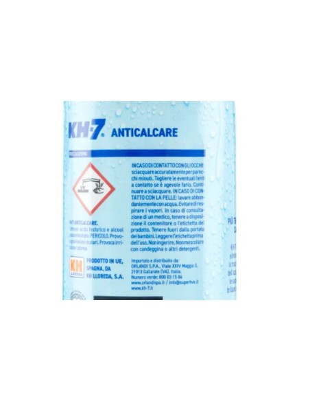 kh7 spray professionale - 750ml - anticalcare - disincrosta e fa brillare: tuttocasashop.it: pulizia e cura della casa