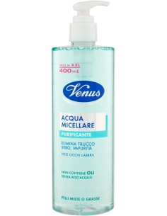 venus acqua micellare 400ml - purificante - struccante pelli miste o grasse: tuttocasashop.it: igiene e cura della persona