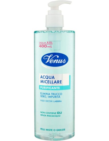 venus acqua micellare 400ml - purificante - struccante pelli miste o grasse: tuttocasashop.it: igiene e cura della persona