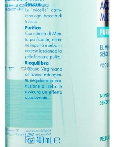 venus acqua micellare 400ml - purificante - struccante pelli miste o grasse: tuttocasashop.it: igiene e cura della persona