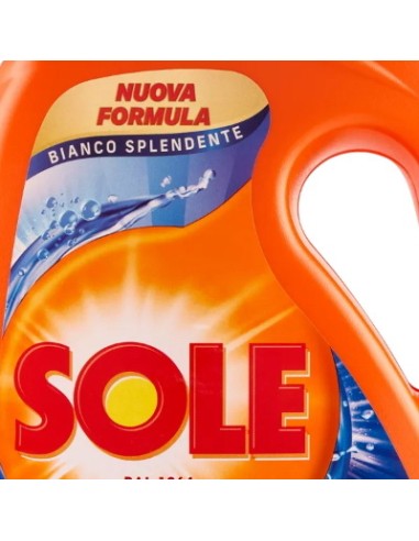 sole detersivo lavatrice liquido - 41 lavaggi 1845ml - bianco splendente: tuttocasashop.it: prodotti per bucato e tessuti