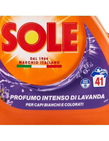 sole detersivo lavatrice liquido - 41 lavaggi 1845ml - freschezza naturale: tuttocasashop.it: prodotti per bucato e tessuti