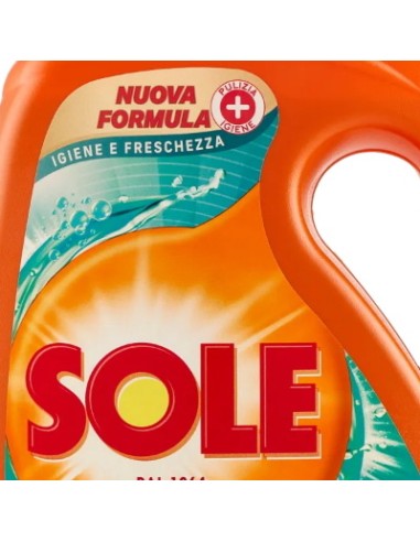 sole detersivo lavatrice liquido - 41 lavaggi 1845ml - igiene e freschezza: tuttocasashop.it: prodotti per bucato e tessuti
